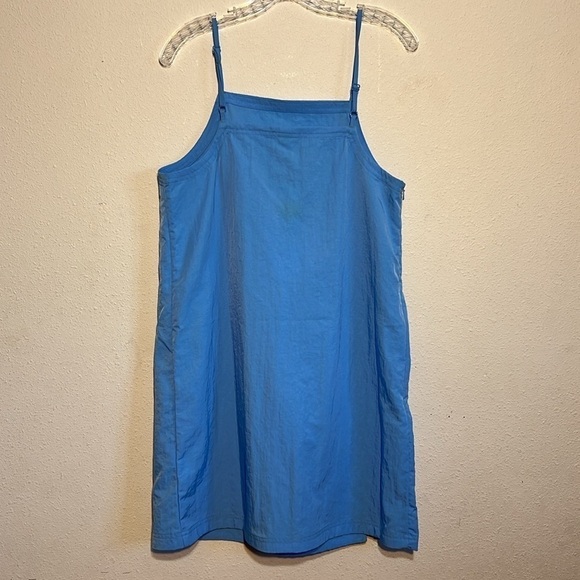 NWT Nike Women SportCasual Swoosh Woven Logo Spaghetti Strap Dress Size Large - Picture 9 of 17